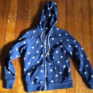 Alternative Apparel Blue Star Hoodie